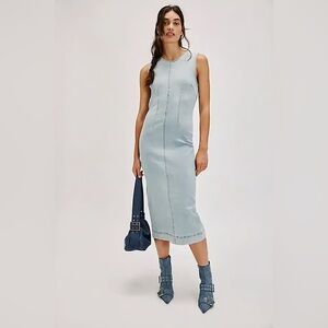 Free People Tell Me About It Midi Dress Sz 6